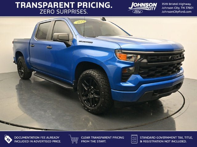 Used 2022 Chevrolet Silverado 1500 Custom w/ LPO, Dark Essentials Package AWD/4WD image 1