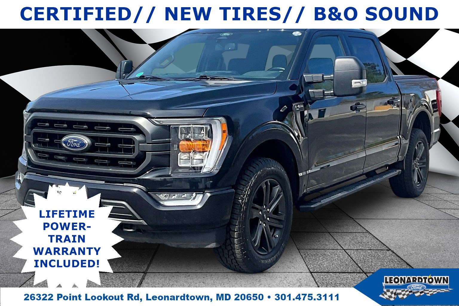 Certified 2022 Ford F150 XLT w/ Equipment Group 302A High