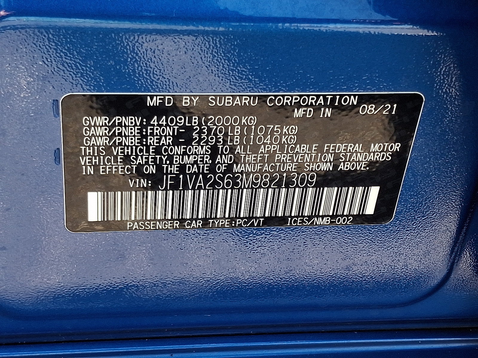 Used 2021 Subaru WRX STI AWD/4WD image 27