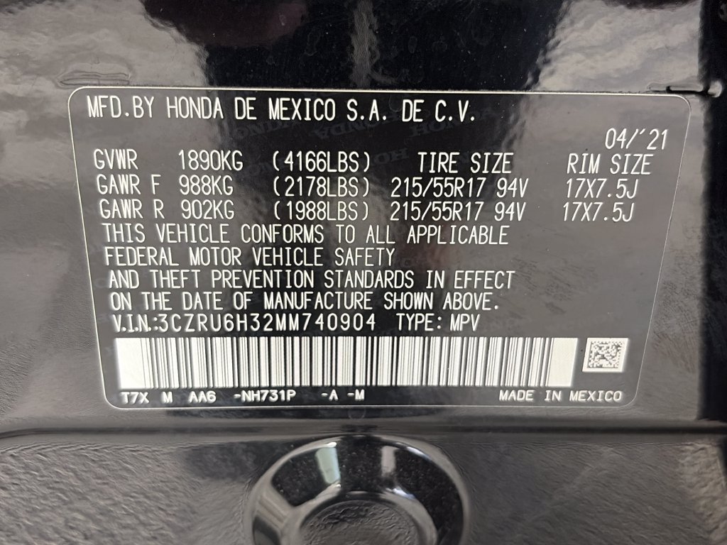 Used 2021 Honda HR-V LX image 9