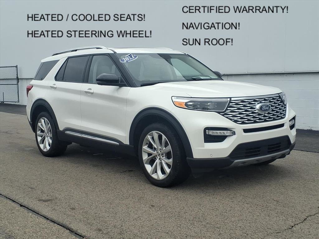 Certified 2023 Ford Explorer Platinum w/ Technology Package