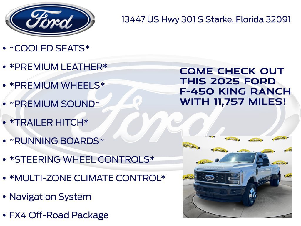 Certified 2025 Ford F450 King Ranch w/ FX4 Off-Road Package AWD/4WD image 17