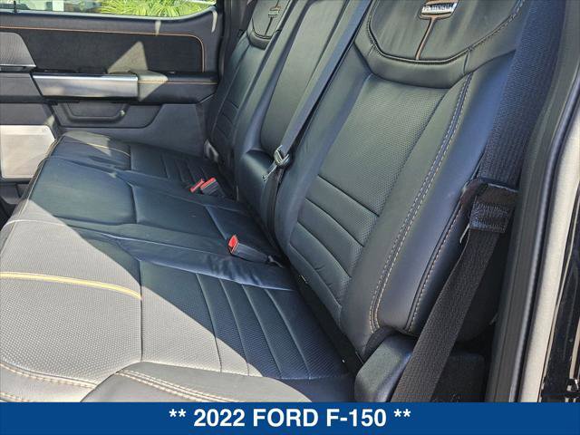 Certified 2022 Ford F150 Platinum w/ Equipment Group 701A High image 24