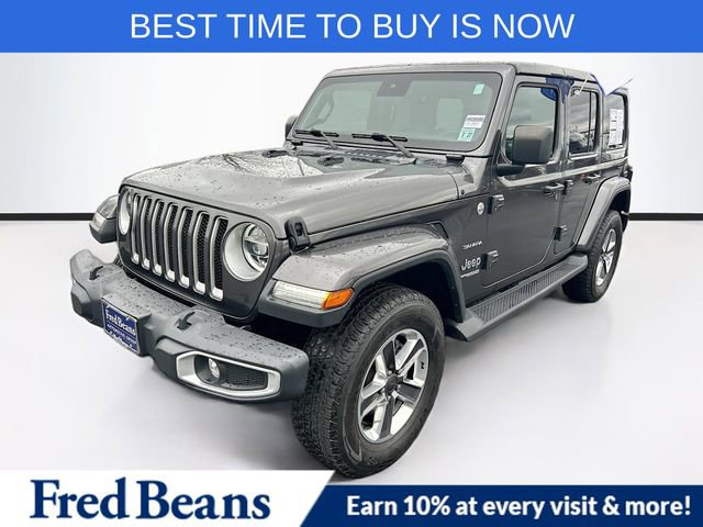Used 2022 Jeep Wrangler Unlimited Sahara w/ LED Lighting Group image 3