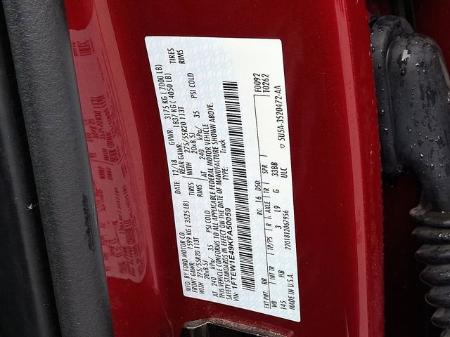 Certified 2019 Ford F150 Lariat w/ Equipment Group 502A Luxury image 28