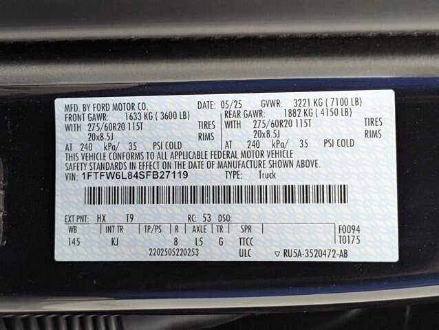 Certified 2025 Ford F150 King Ranch w/ FX4 Off-Road Package AWD/4WD image 32