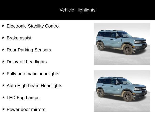 Certified 2022 Ford Bronco Sport Big Bend w/ Convenience Package image 15