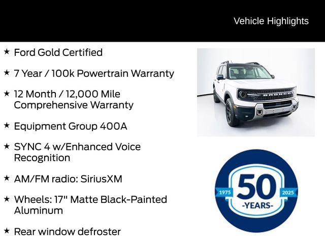 Certified 2025 Ford Bronco Sport Badlands image 10