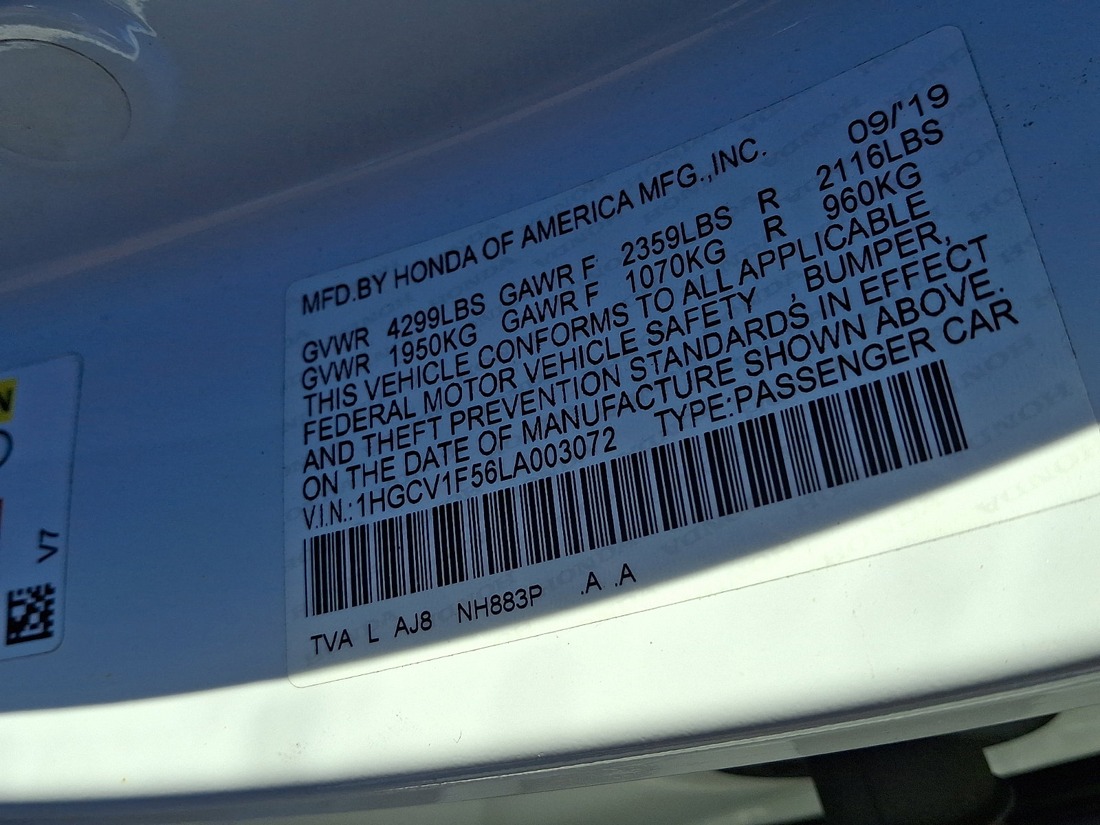 Used 2020 Honda Accord EX-L image 27