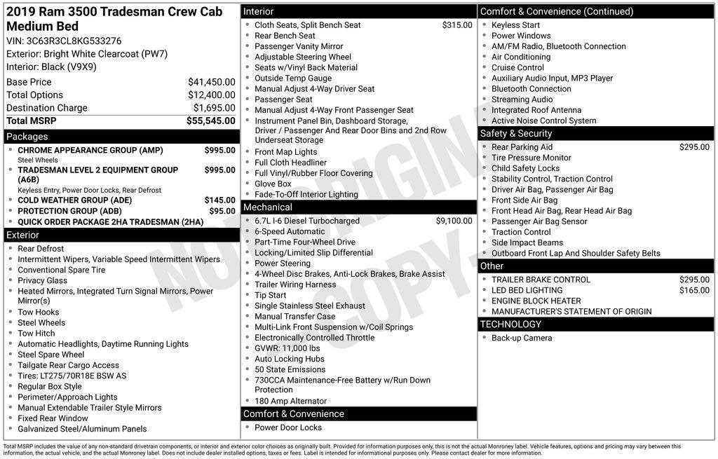 Used 2019 RAM 3500 Tradesman image 35