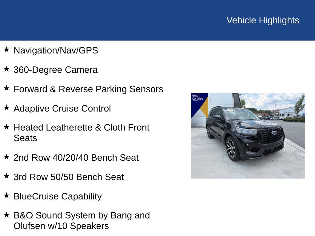 Certified 2026 Ford Explorer ST-Line RWD image 35
