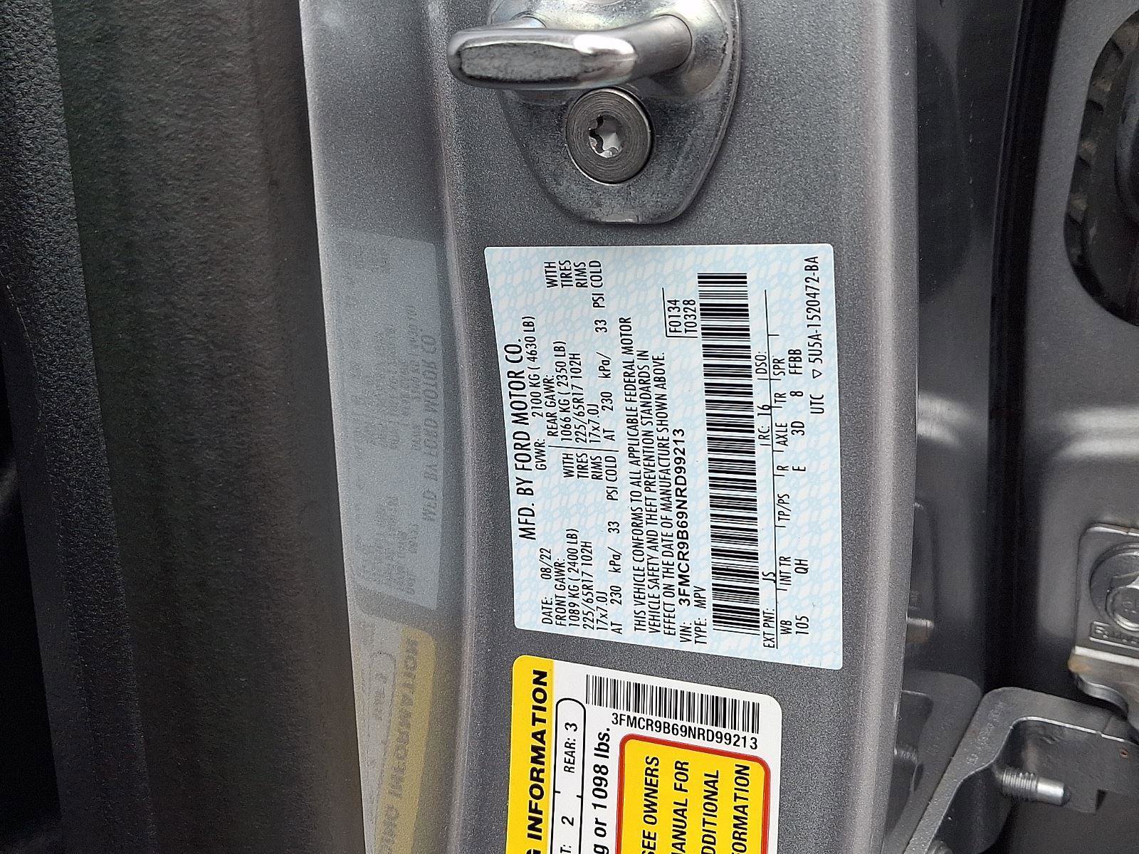 Certified 2022 Ford Bronco Sport Big Bend w/ Convenience Package image 25