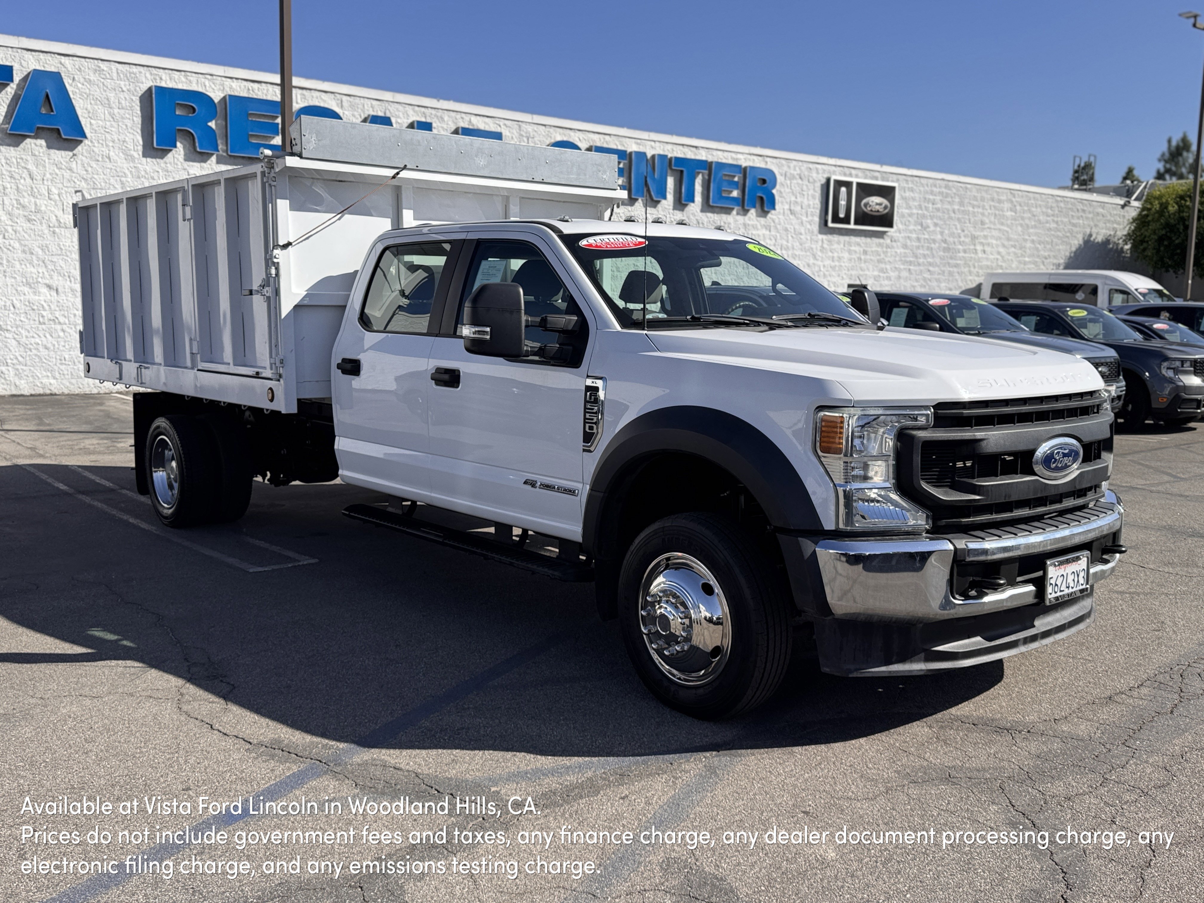 Certified 2022 Ford F550 4x4 Crew Cab Super Duty w/ Power Equipment Group image 7