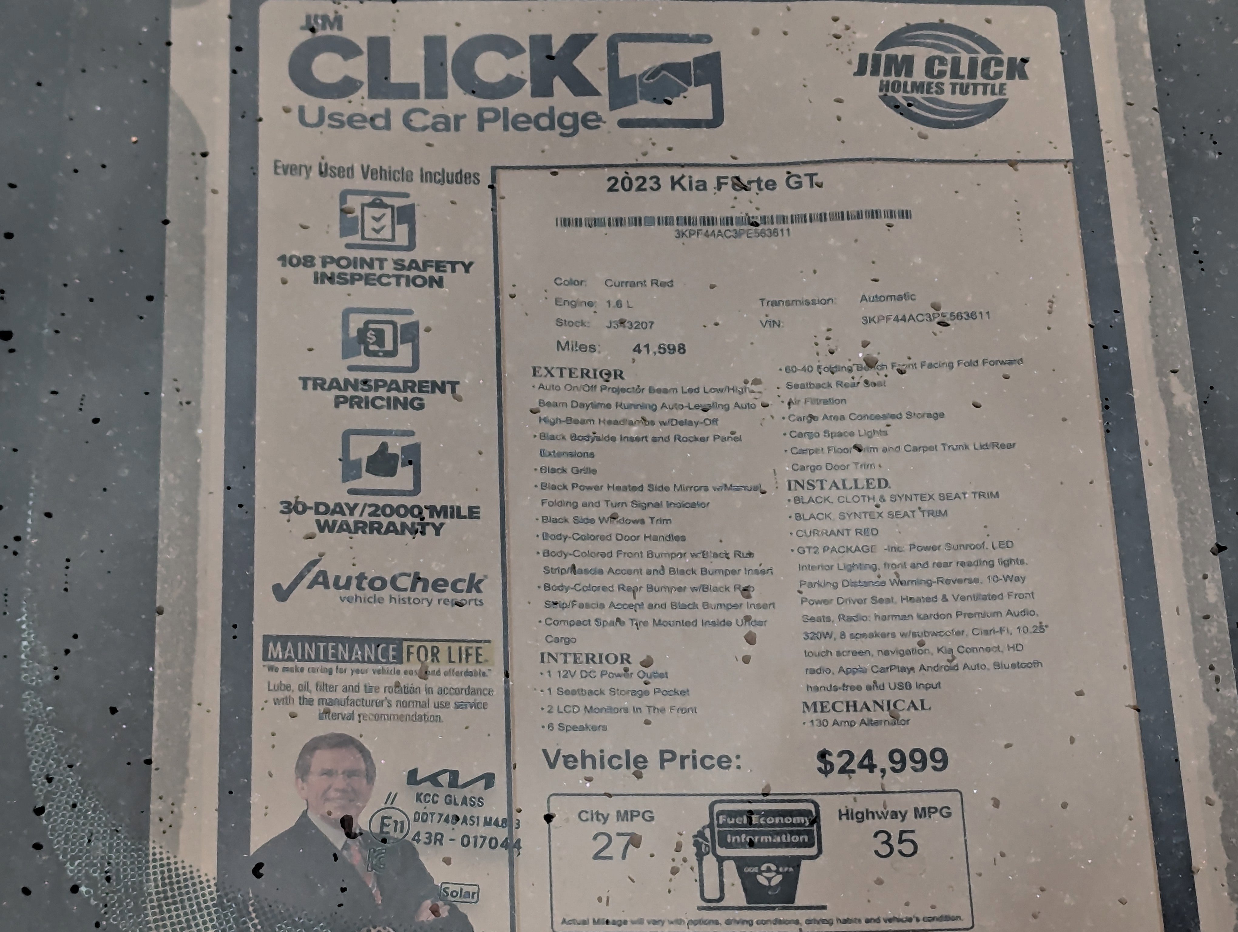 Used 2023 Kia Forte GT w/ GT2 Package image 13