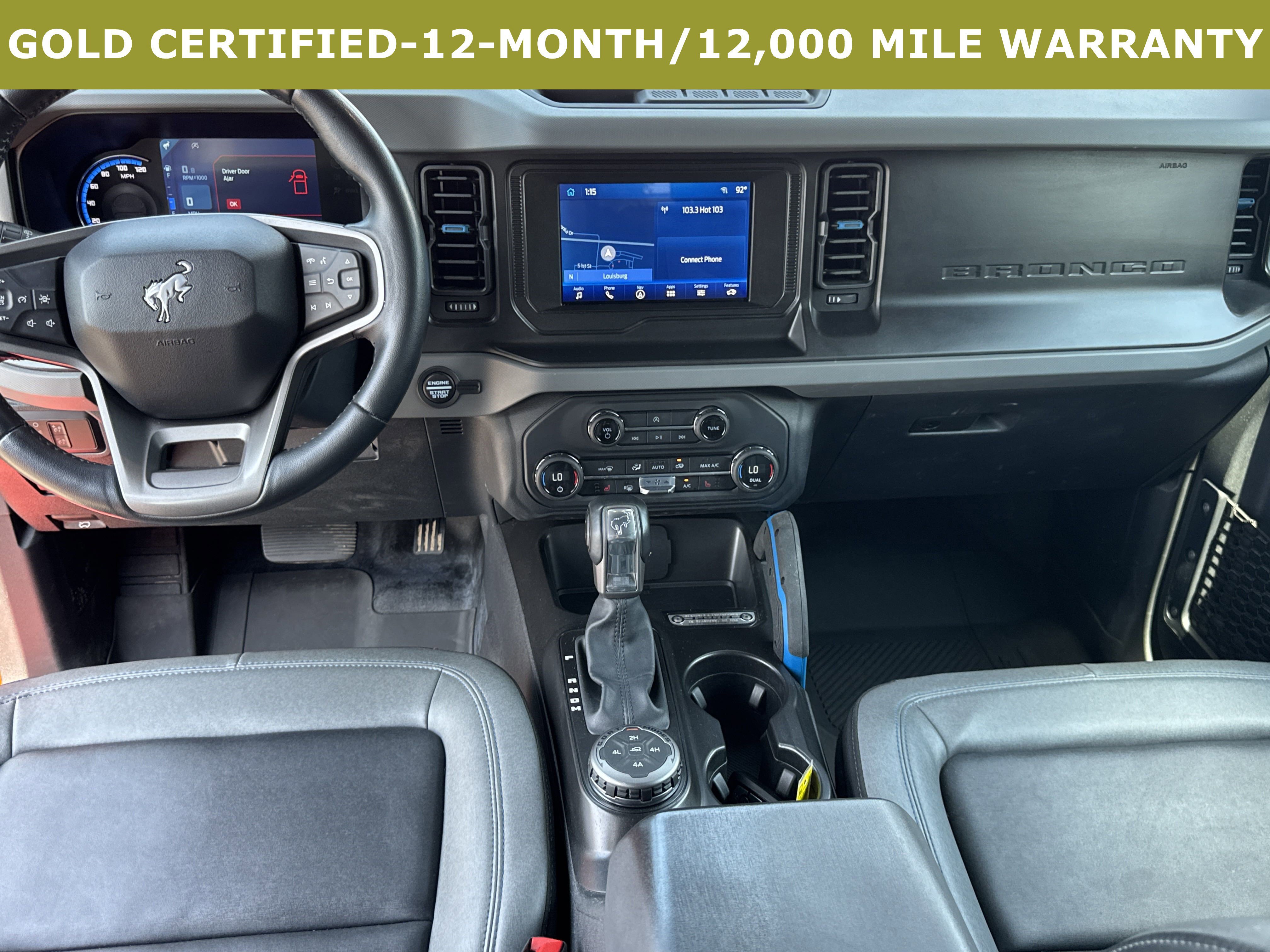 Certified 2023 Ford Bronco Black Diamond image 10