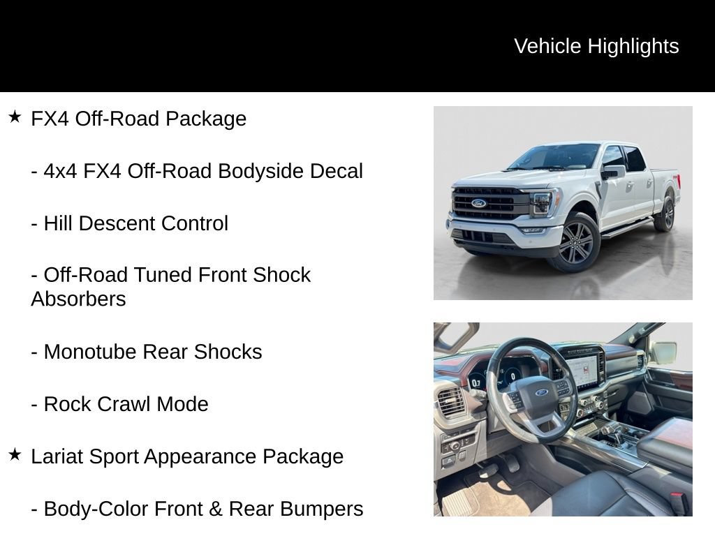 Certified 2023 Ford F150 Lariat w/ Equipment Group 502A High AWD/4WD image 16