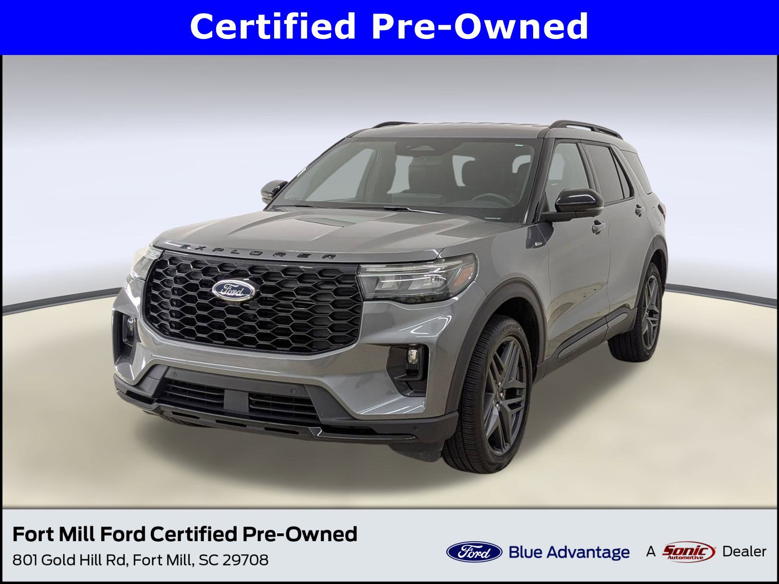 Certified 2025 Ford Explorer ST-Line w/ ST-Line Street Pack