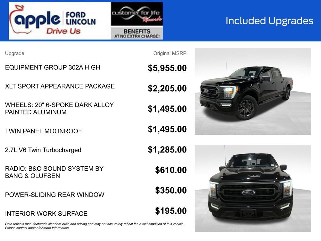 Certified 2023 Ford F150 XLT w/ Equipment Group 302A High image 9