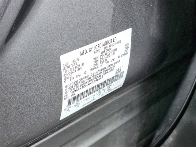 Certified 2022 Ford Explorer XLT w/ Equipment Group 202A image 36