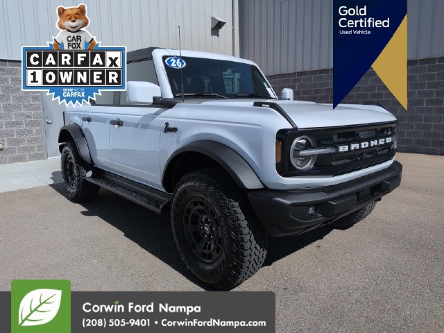 Certified 2026 Ford Bronco Outer Banks w/ Sasquatch Package AWD/4WD 360° Tour