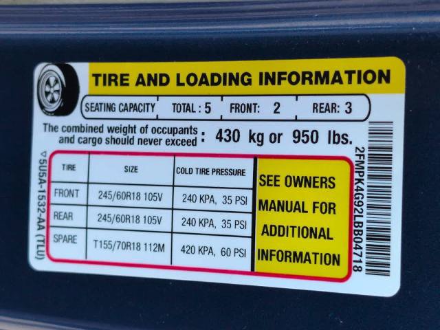 Certified 2020 Ford Edge SE AWD/4WD image 27