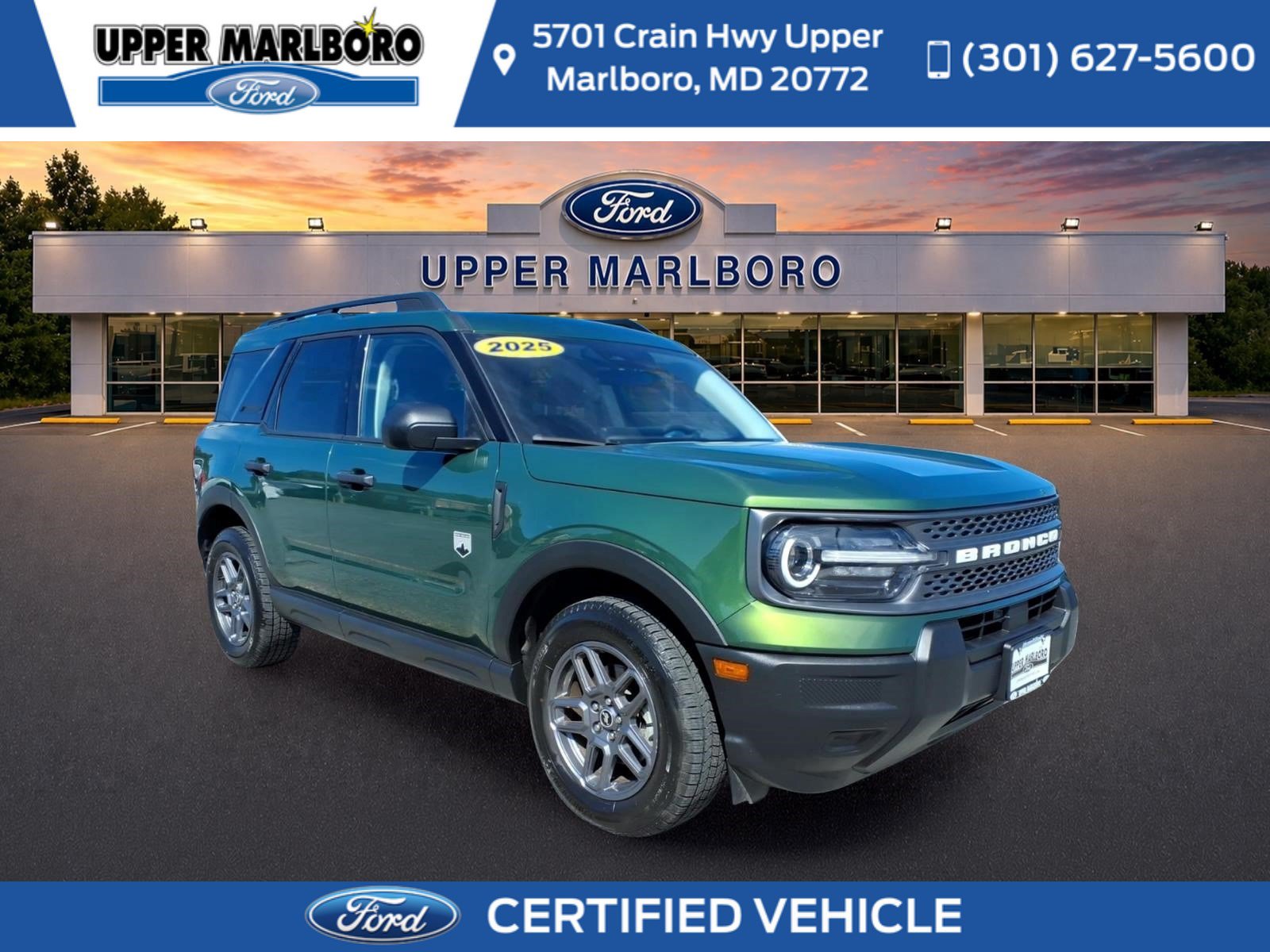 Certified 2025 Ford Bronco Sport Big Bend