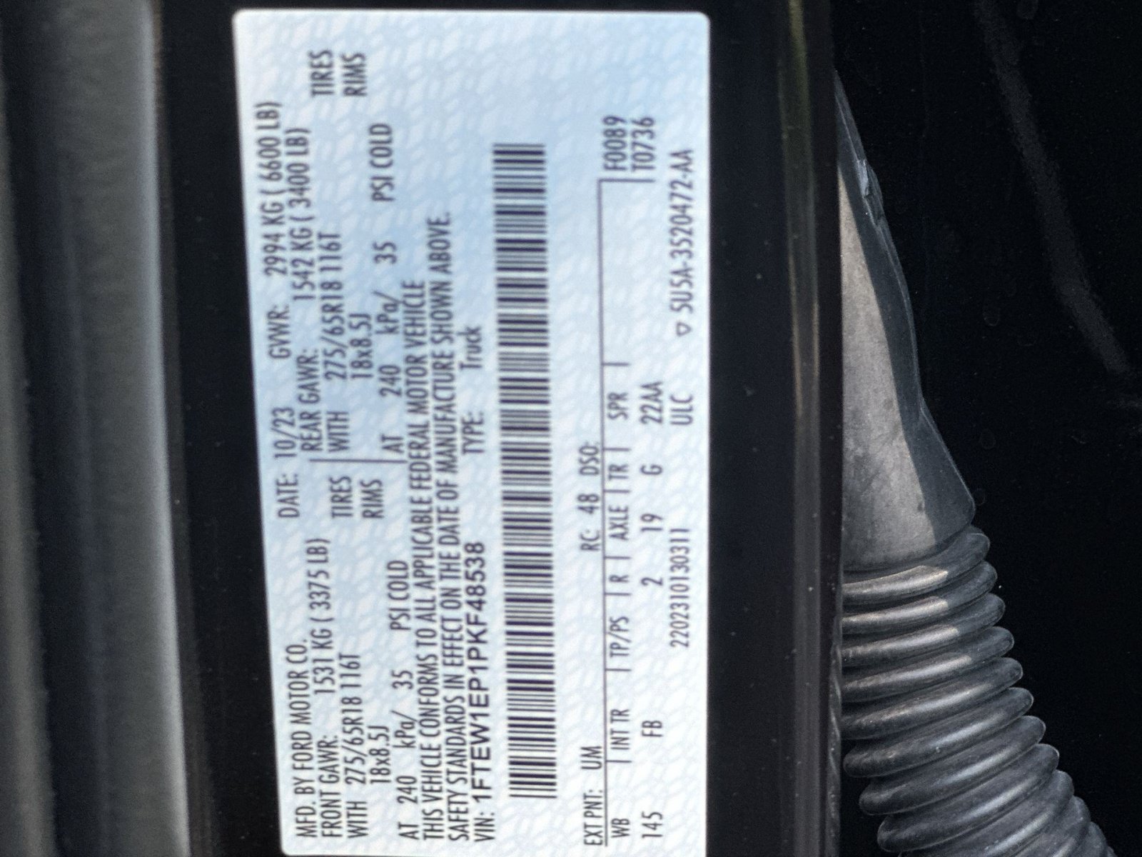 Certified 2023 Ford F150 XLT w/ Equipment Group 302A High AWD/4WD image 29