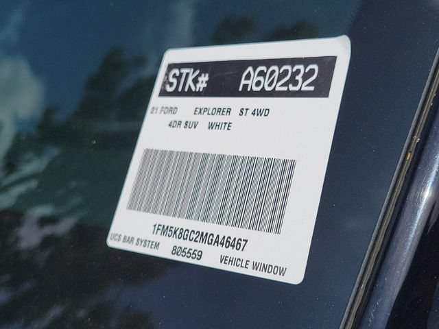 Certified 2021 Ford Explorer ST w/ Equipment Group 401A AWD/4WD image 32