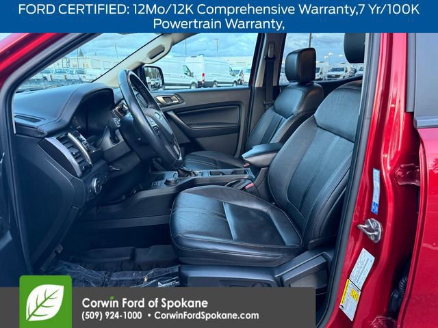 Certified 2021 Ford Ranger Lariat w/ Equipment Group 501A High image 10