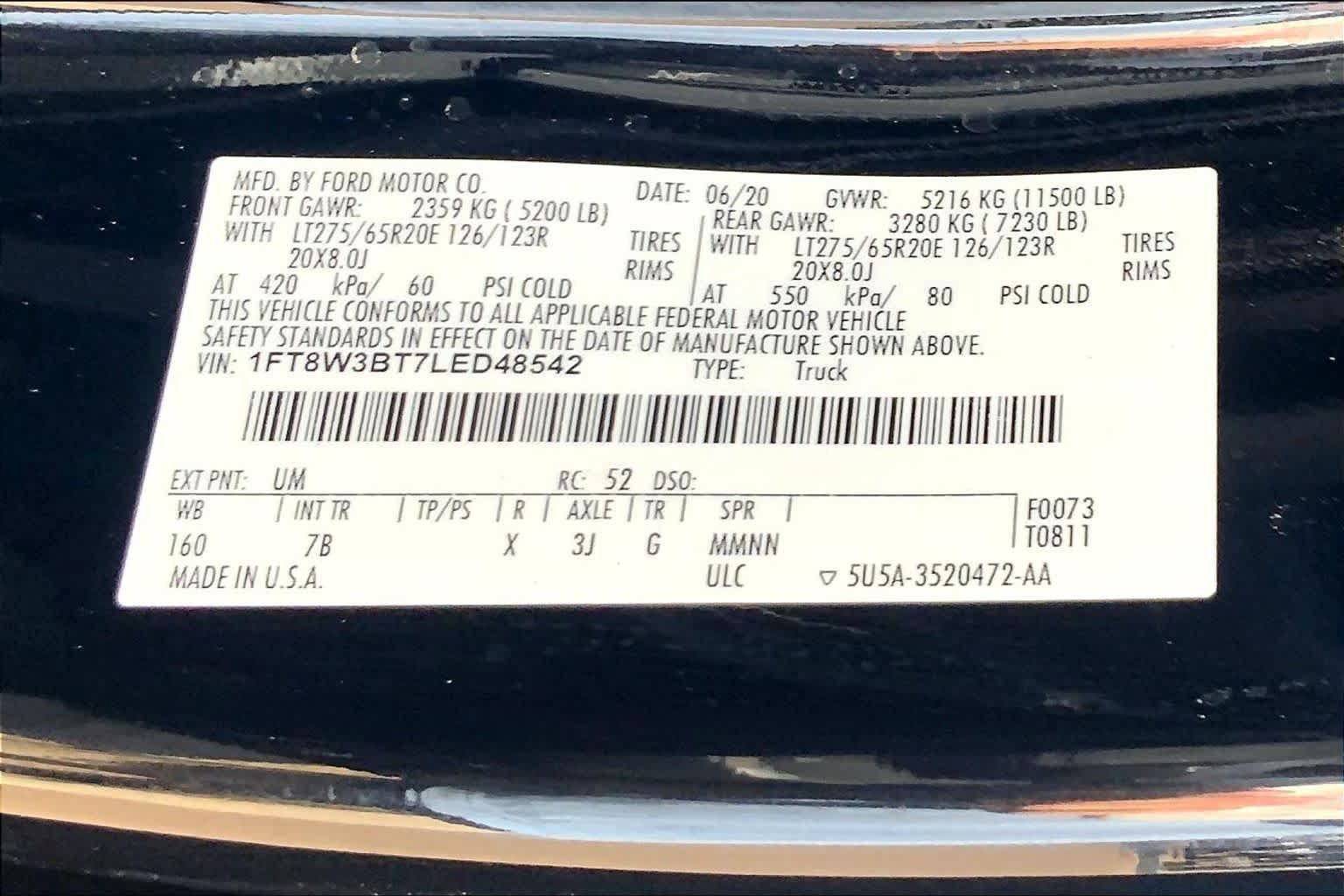 Certified 2020 Ford F350 Platinum AWD/4WD image 36
