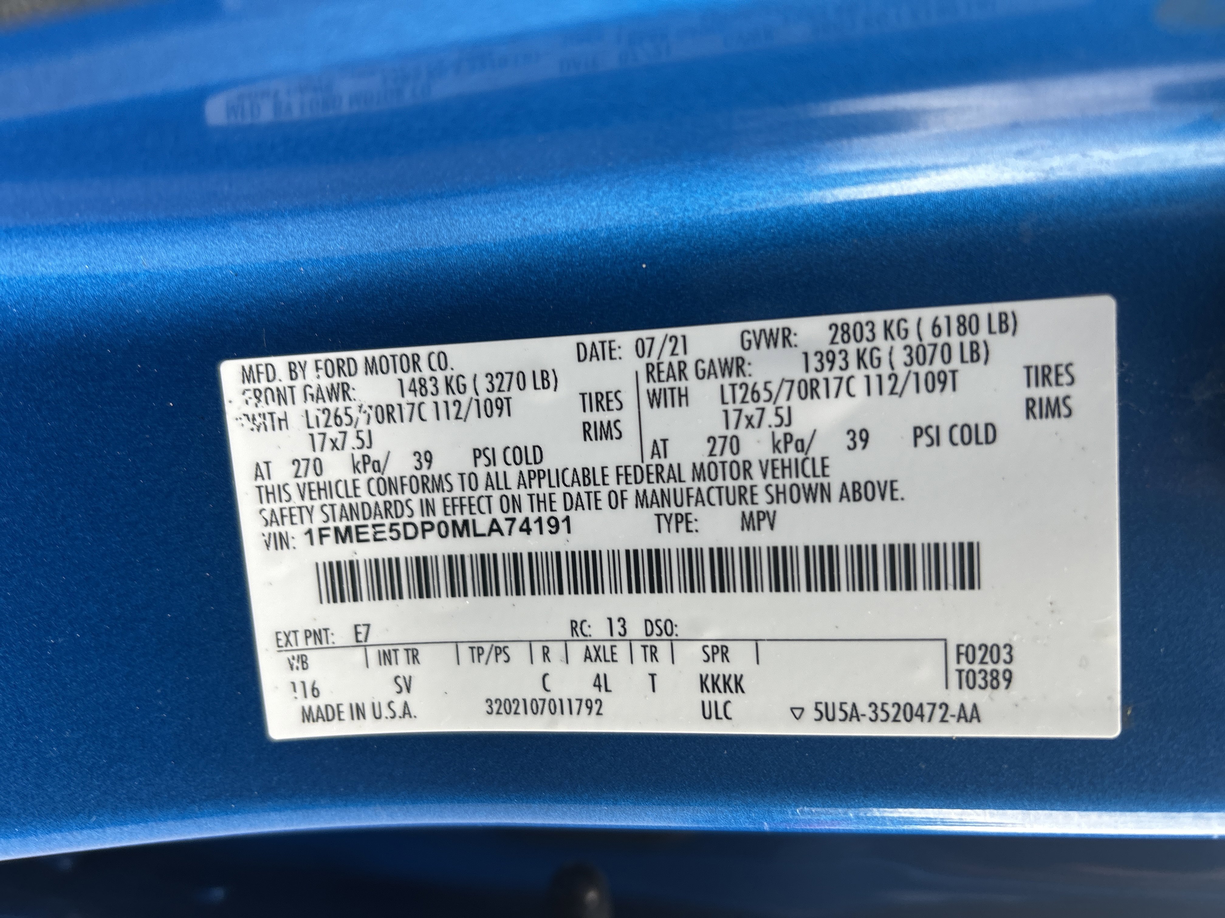 Certified 2021 Ford Bronco Black Diamond AWD/4WD image 32