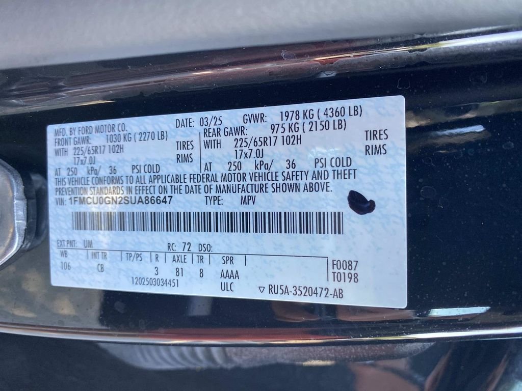 Certified 2025 Ford Escape Active FWD image 21