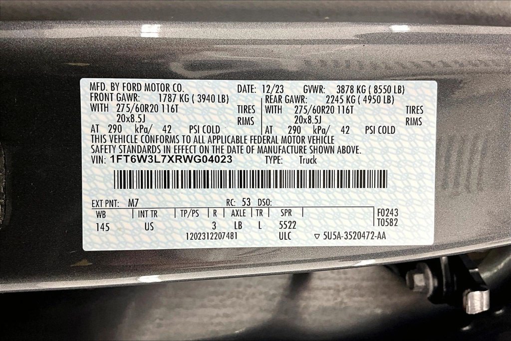 Certified 2024 Ford F150 Lightning Flash AWD/4WD image 35
