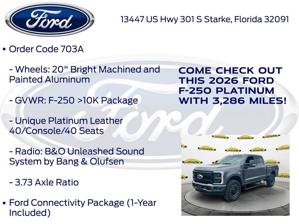 Certified 2026 Ford F250 Platinum AWD/4WD image 27