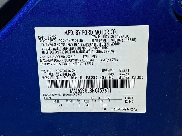 Certified 2022 Ford EcoSport SE w/ SE Convenience Package image 26