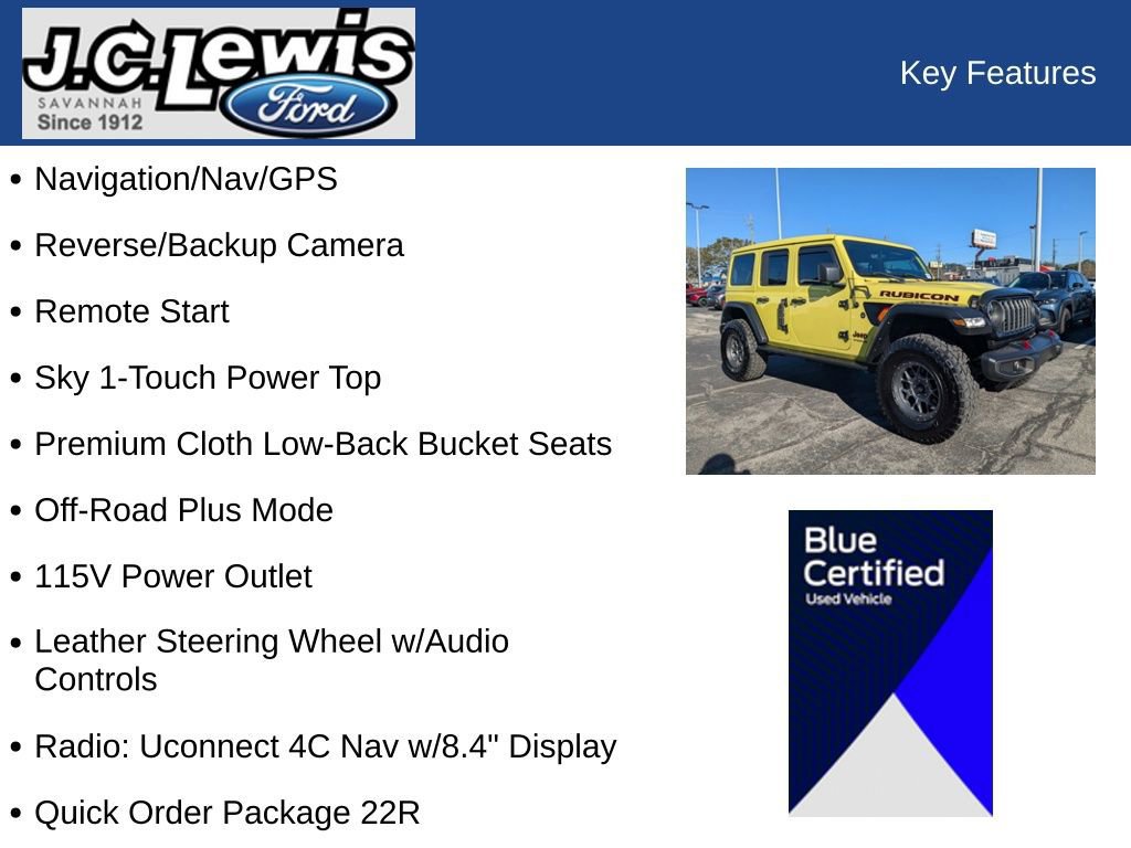 Used 2022 Jeep Wrangler Unlimited Rubicon image 32