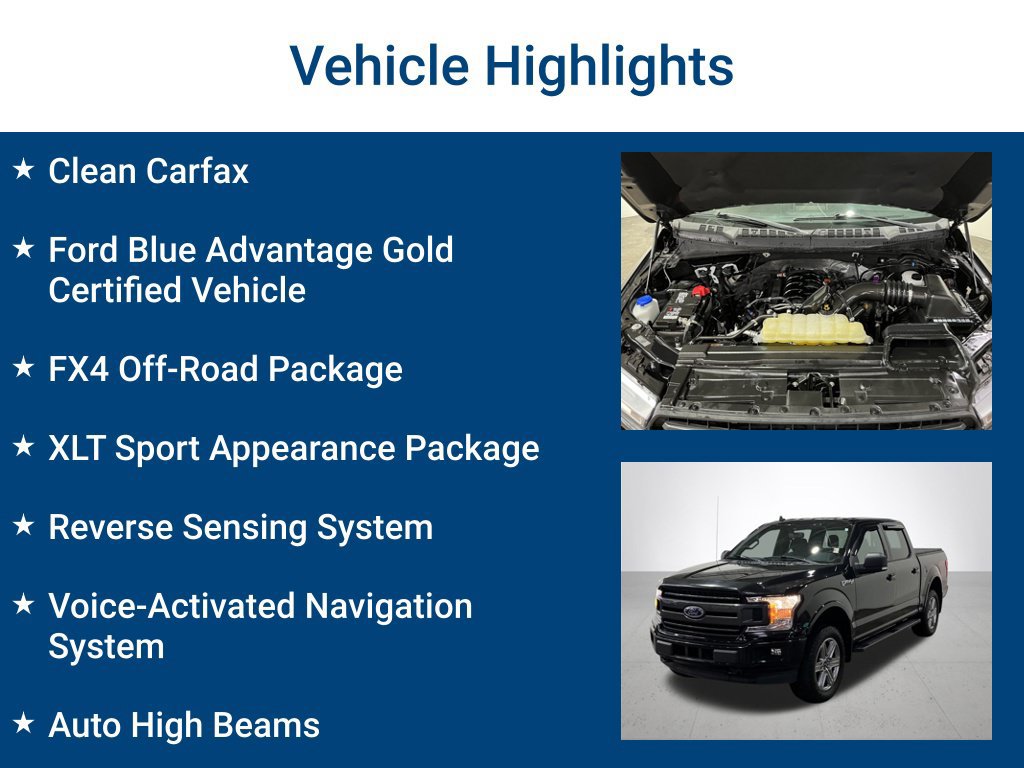 Certified 2019 Ford F150 XLT w/ Equipment Group 302A Luxury AWD/4WD image 3