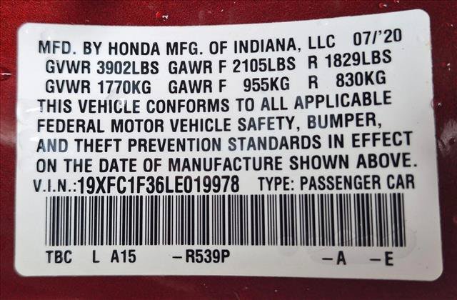 Used 2020 Honda Civic EX image 21