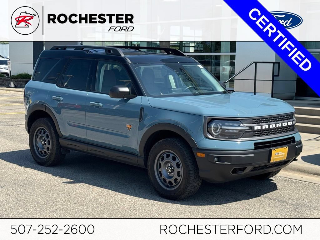 Certified 2022 Ford Bronco Sport Badlands w/ Premium Package AWD/4WD video 1