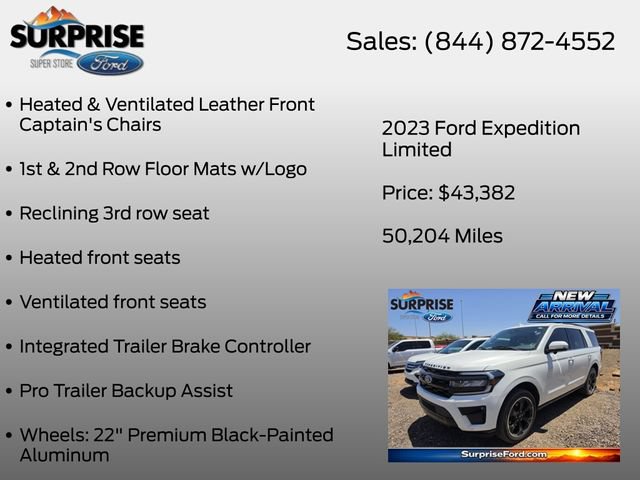 Certified 2023 Ford Expedition Limited RWD image 19