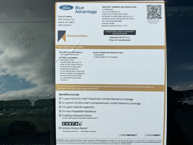 Certified 2025 Ford Expedition Tremor AWD/4WD image 20