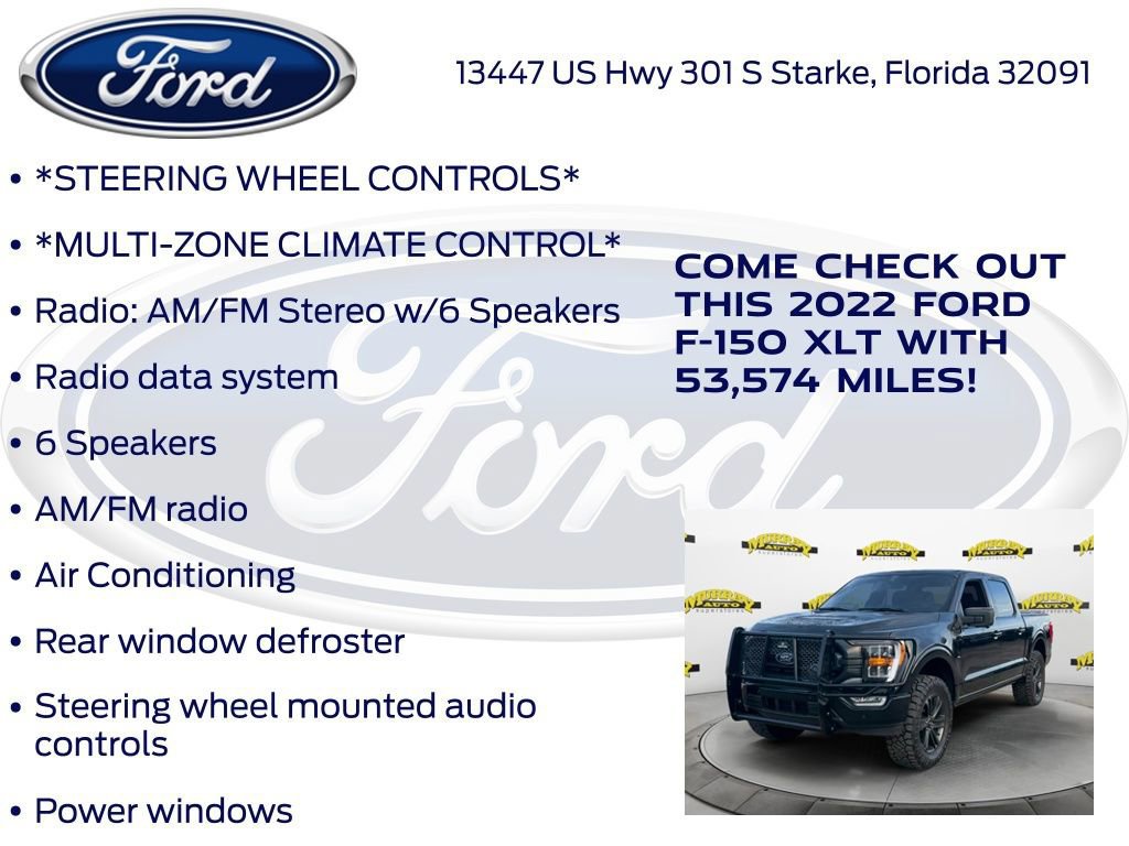 Certified 2022 Ford F150 XLT w/ Equipment Group 302A High image 17