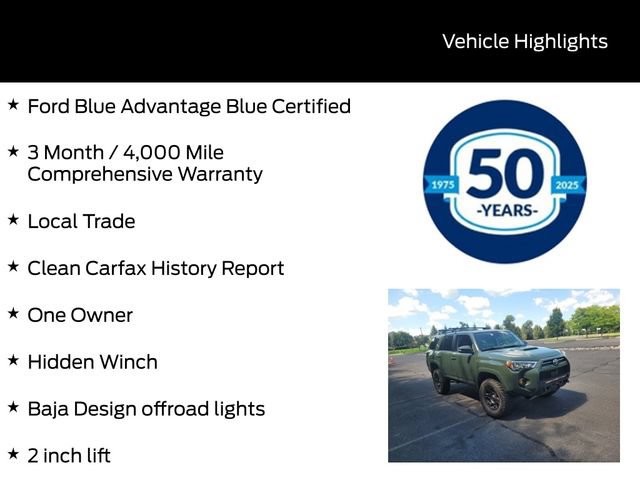 Used 2022 Toyota 4Runner TRD Off-Road Premium AWD/4WD image 3