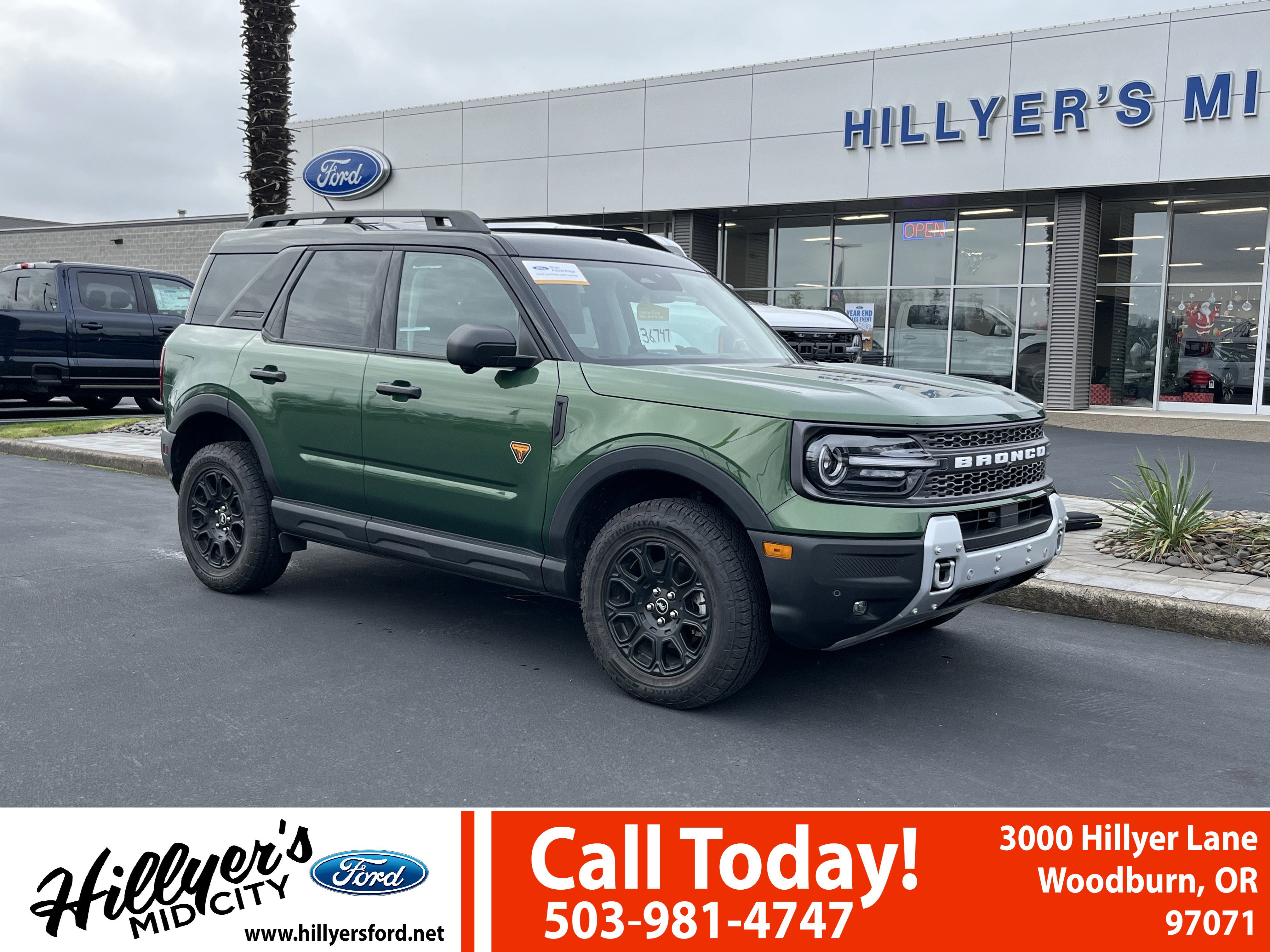 Certified 2025 Ford Bronco Sport Badlands