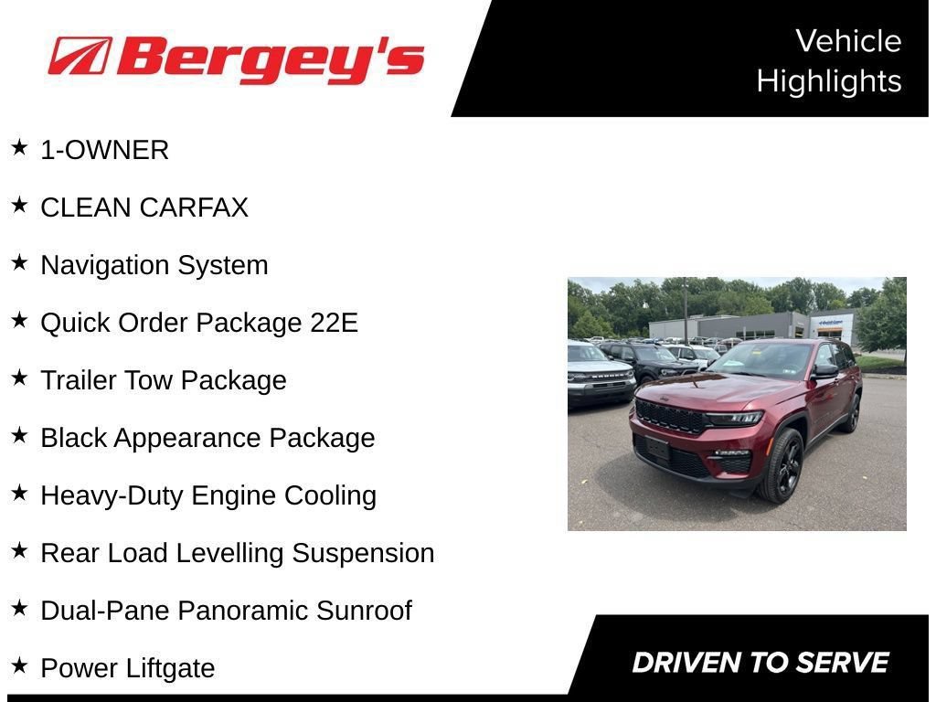 Used 2024 Jeep Grand Cherokee Limited w/ Black Appearance Package AWD/4WD image 6