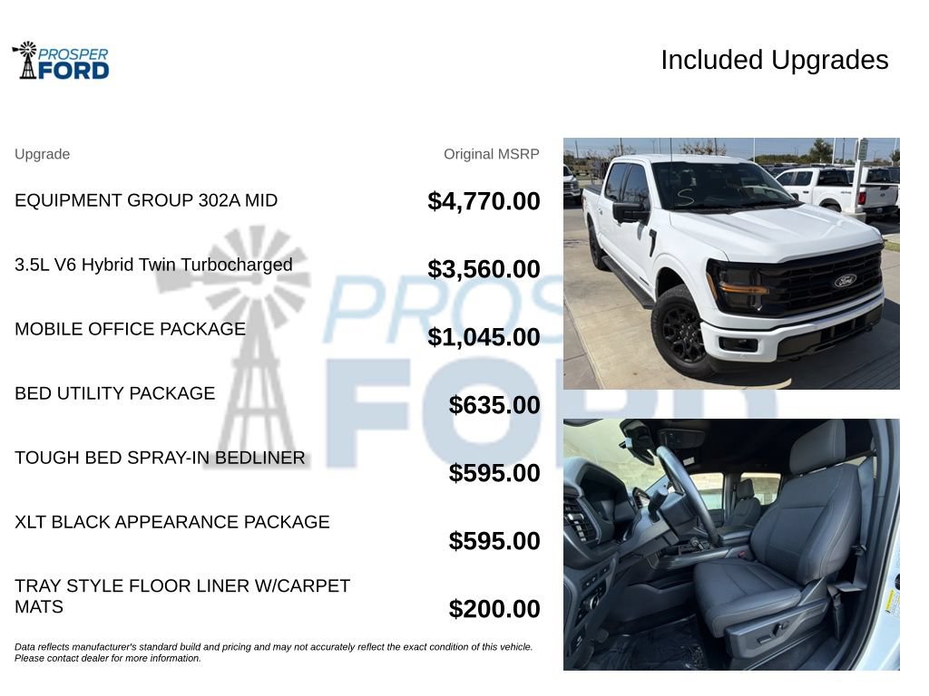 Certified 2024 Ford F150 XLT w/ Equipment Group 302A MID AWD/4WD image 3
