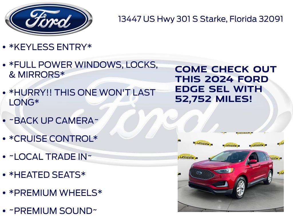 Certified 2024 Ford Edge SEL AWD/4WD image 12