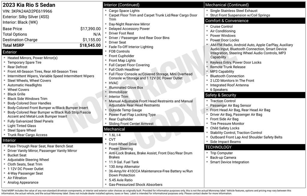 Used 2023 Kia Rio S image 27