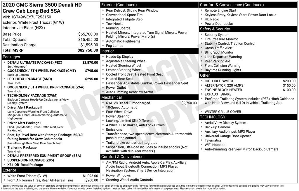 Used 2020 GMC Sierra 3500 Denali w/ Denali Ultimate Package image 4