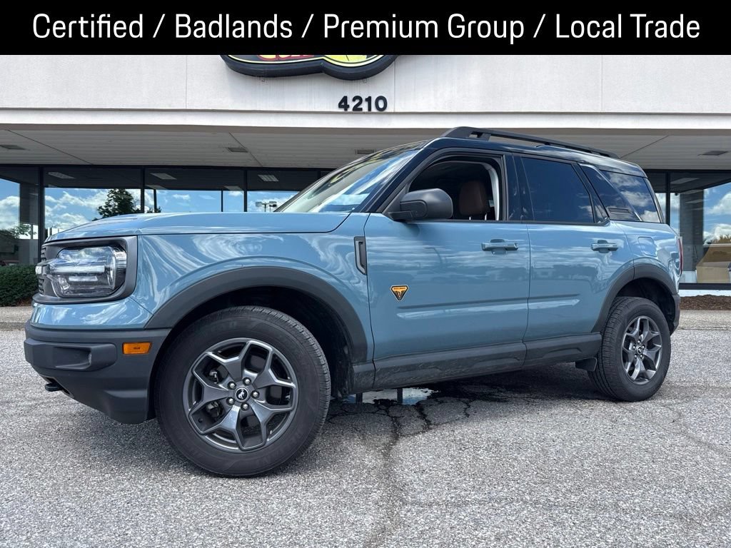 Certified 2022 Ford Bronco Sport Badlands w/ Premium Package AWD/4WD image 1